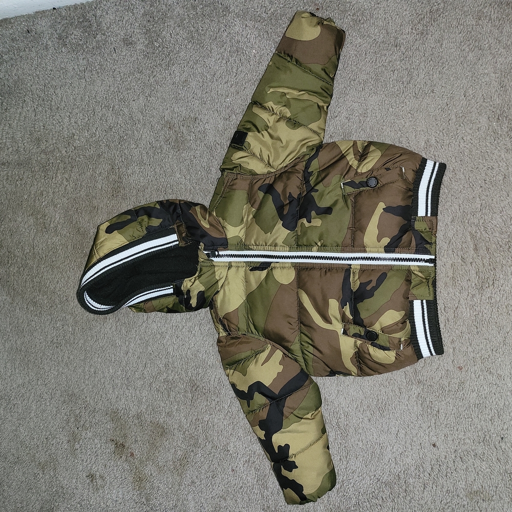 Michael Kors Camo Puffer Coat